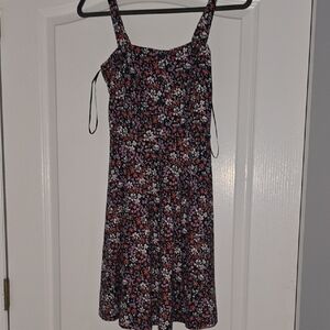 Nine Britton Floral Mini Dress - Black and Pink